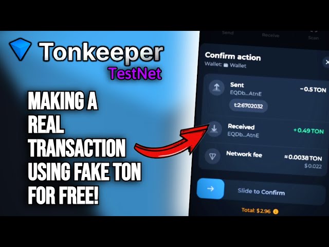 Using Fake TON for REAL Transactions on TON Blockchain For FREE! - Tonkeeper Testnet Method