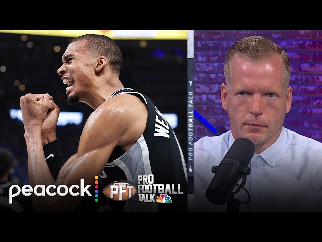 Victor Wembanyama vs. New York Knicks makes for hyped NBA Finals | Pro Football Talk | NFL on NBC