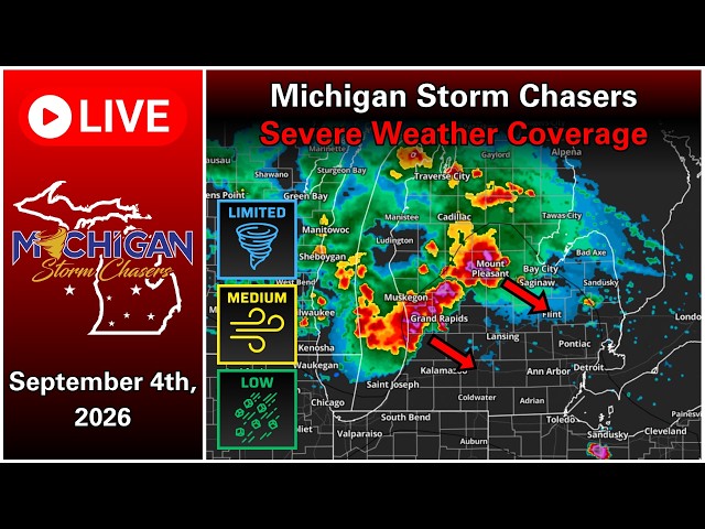Michigan Severe Weather Coverage - September 4th, 2026
