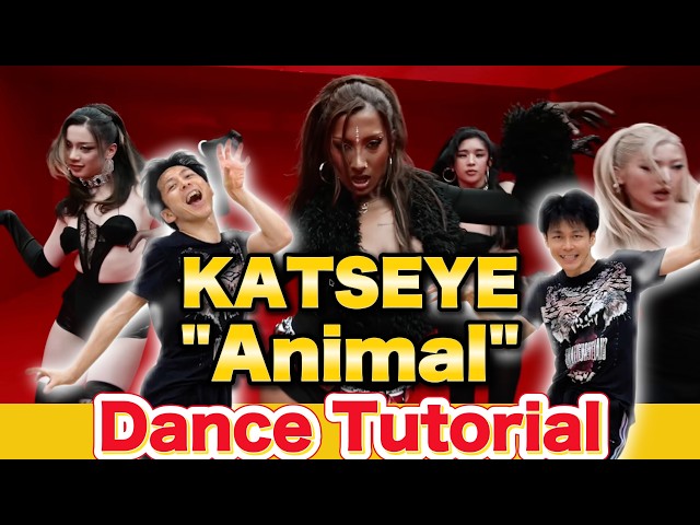 KATSEYE "Animal" Dance Tutorial Practice【Counts & Slow Music ♪ Mirror】