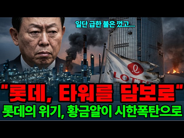 "Lotte World Tower Held as Collateral": The Rise and Fall of the Lotte Group in 18 Months, From a...