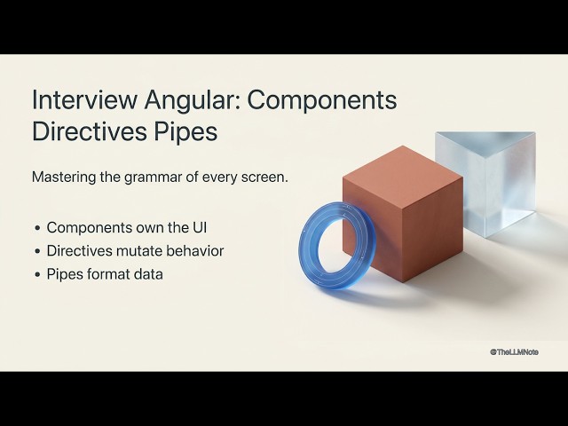 Angular Secrets: Components, Directives, Pipes Explained