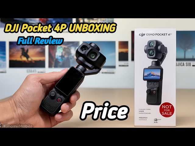 DJI Osmo Pocket 4P Standard Combo Unboxing & Full Review | Pros & Cons | Pocket 4 Pro Price!