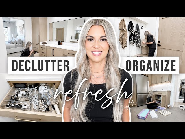 CHATTY DECLUTTER & ORGANIZE HOME REFRESH | ENTIRE HOME DECLUTTER WITH ME | WHOLE HOUSE ORGANIZING
