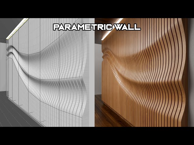 How to Create Parametric Wall in 3ds Max! #tutorial #3dsmax #parametricdesign