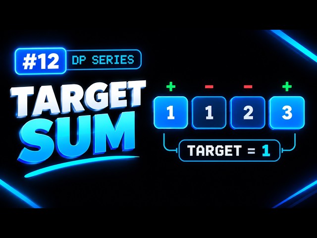 Target Sum - Dynamic Programming - Leetcode 494