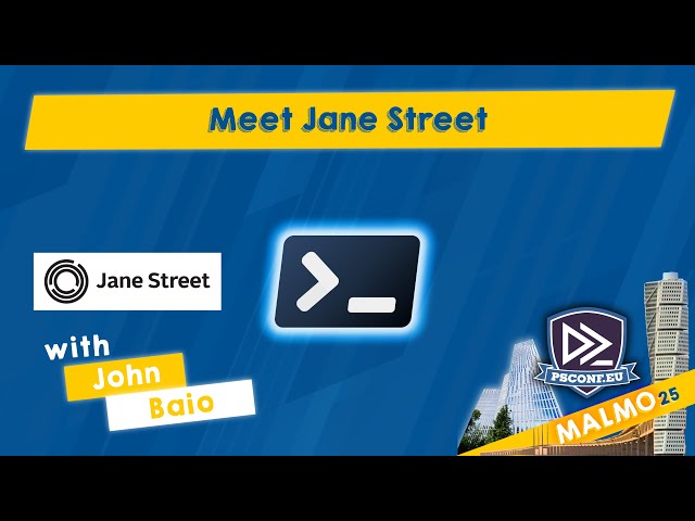 Meet Jane Street - John Baio - PSConfEU 2025