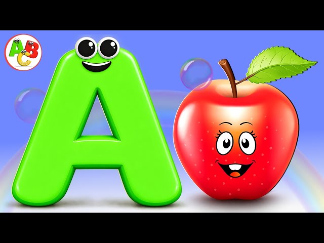 Learn ABC Alphabet A to Z  | ABC Song for Kids 🎵 | Phonics & Letter Sounds | Kids Learning Songs 