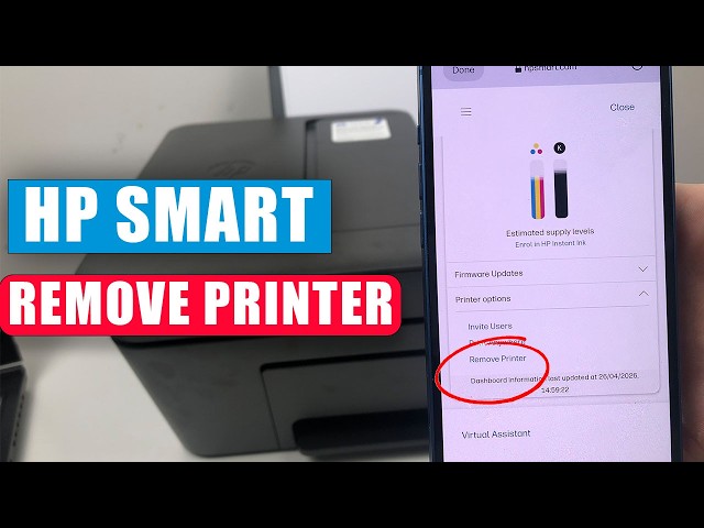 How to Remove a Printer from HP Smart App