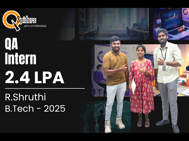 My Placement Journey at Qspiders | Hyderabad JNTU