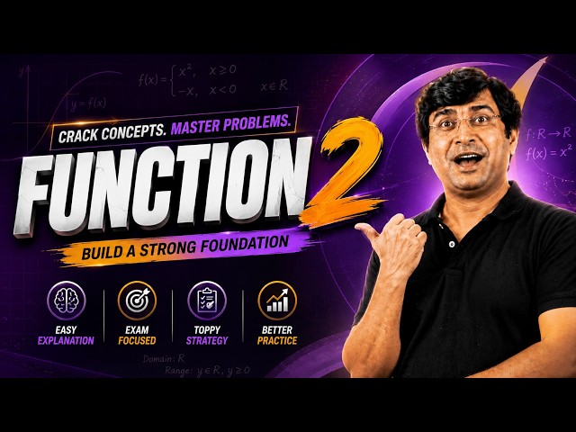 FUNCTION 2 🔥 | JEE Main + Advanced | GB Sir LIVE Class