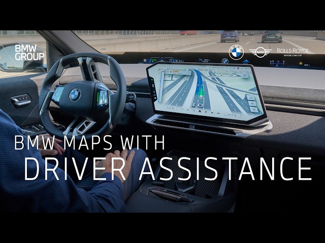 BMW Maps with Driver Assistance – Every Detail That Matters