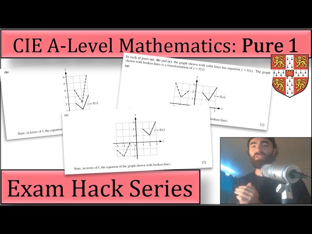 Exam Hack | CIE AS Maths | P1 | Function Transformations Question