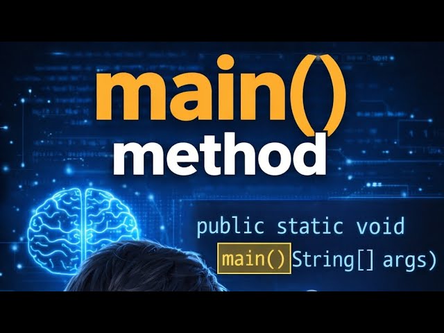 What is Main() Method in Java. #main #method #javaprogramming #developer #share #like #share #codes 