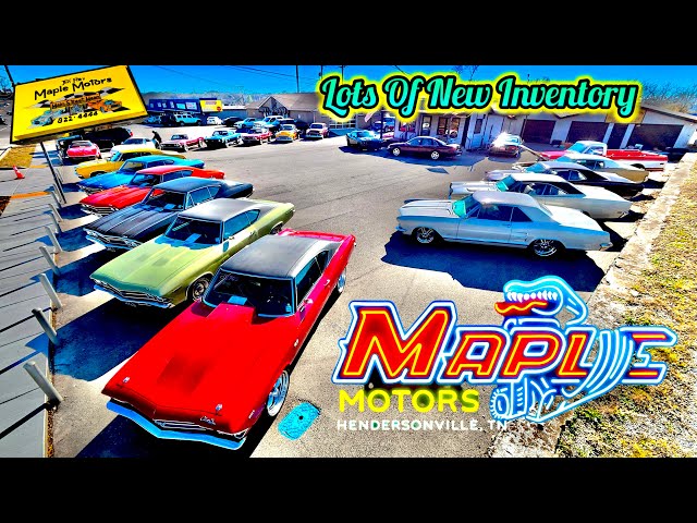 Classic American Muscle Cars Maple Motors Inventory Update 12/15/25 Hotrods Forsale Deals Oldschool