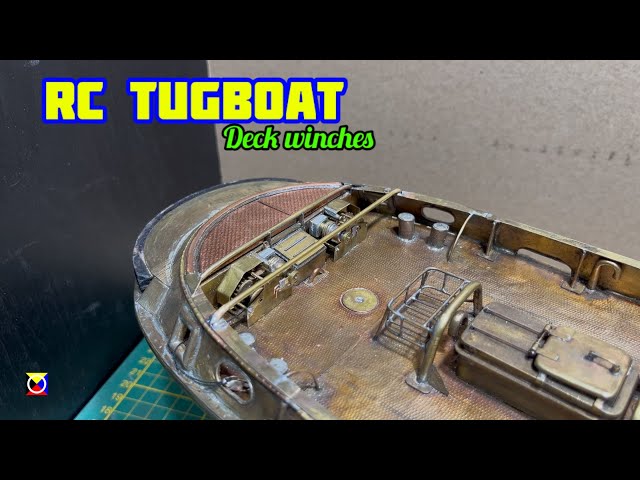 Rc tugboat (……….) full metal scratch build Ep. 50 