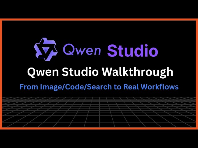 Qwen Studio: App + Web Interface for Image, Code, and Search