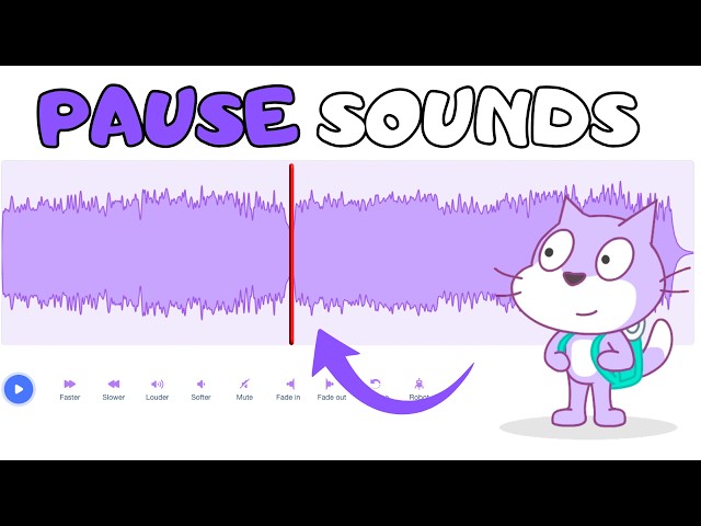 How To PAUSE Sound on Scratch! 🎵⏸️