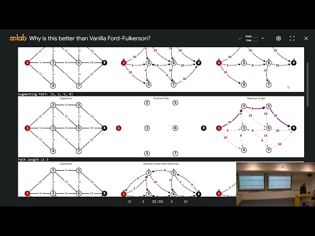 Oxford Algorithms and Data Structures - Lecture 7 - Edmonds-Karp and Applications of Network Flow
