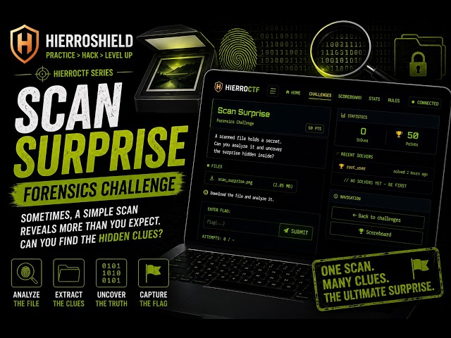 Scan Surprise Forensics Challenge | CTF Challenge Walkthrough | Step-by-Step Solution Explained
