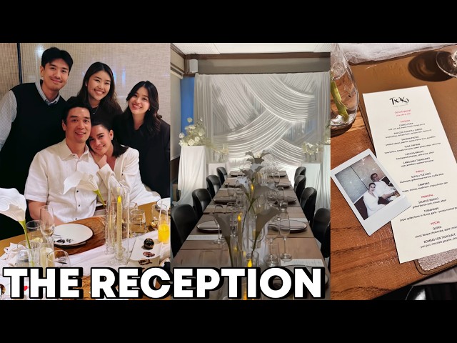 The Simple Wedding Reception of Bea Alonzo and Vincent Co | Bea Alonzo and Vincent Co Wedding♥️
