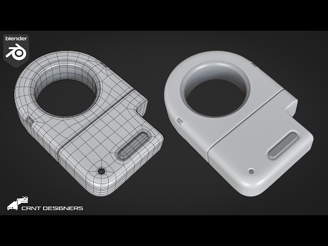 Blender Hard Surface Modeling - Clean Topology for a Mechanical Part
