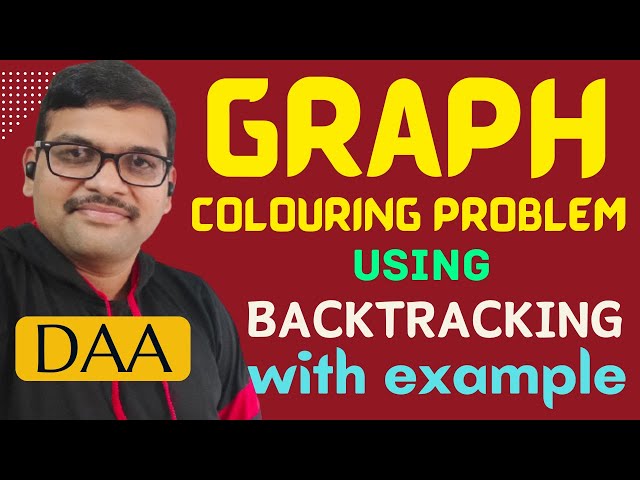 42-Graph Colouring Problem Using Backtracking | Step-by-Step Example | DAA
