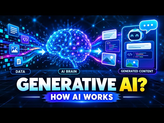 What is Generative AI? 🤖 How ChatGPT & AI Actually Work | Beginner's Guide