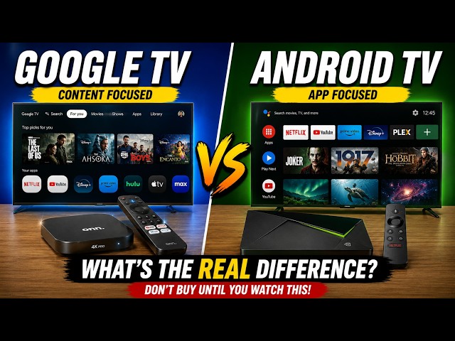 Google TV vs Android TV: What's the REAL Difference? (2026)