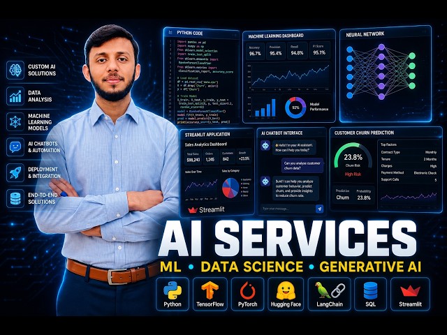 Professional AI Engineer Services | Machine Learning & Data Science Projects