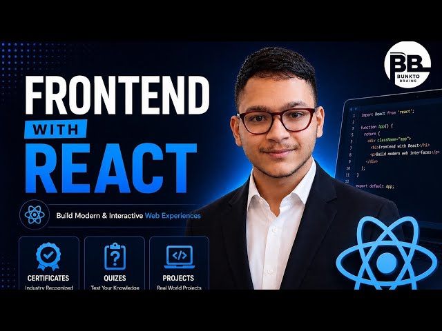Frontend Development Lecture 1 | Course Introduction & Development Setup | BunkToBrains