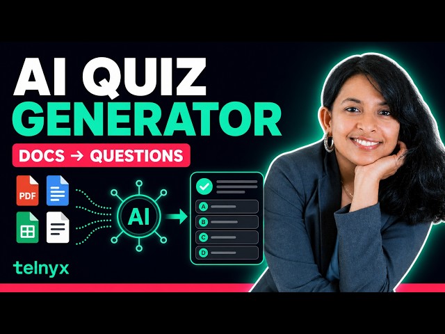 Build an AI Quiz Generator in Python with Telnyx AI Inference