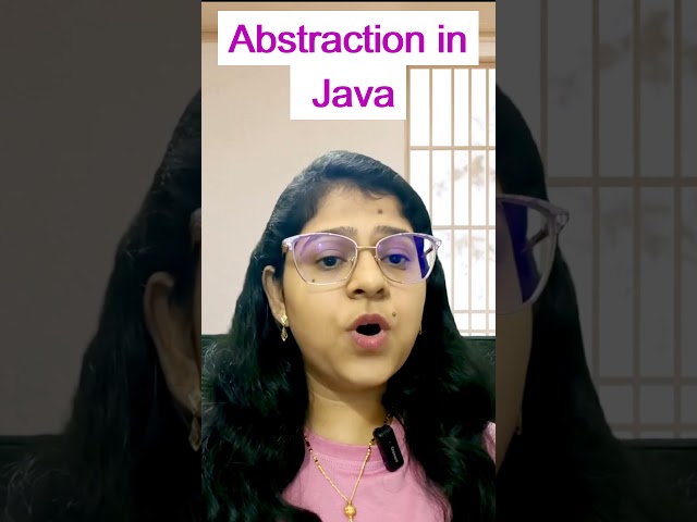 Abstraction in Java Explained | CodeCraft with Poonam #coding #javaprogramming #learnjava
