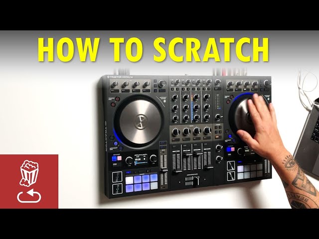 How to Scratch - taught by Accurate // Traktor S4 MK3 vs Vinyl // Turntable tutorial