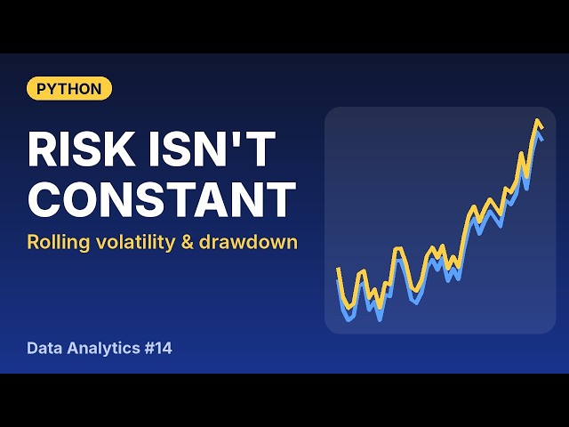 Python Data Analytics #14: Volatility Analysis & Rolling Risk Metrics in Python