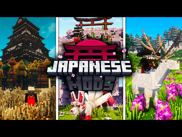 TOP 15 JAPANESE Mods for Minecraft | Forge & Fabric