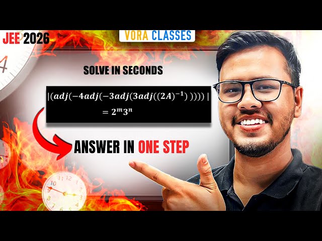 Solve in Seconds: Determinant of Adjoint and its Properties