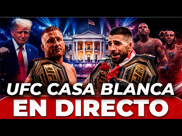 🚨 TOPURIA vs GAETHJE en la CASA BLANCA | UFC 250 FREEDOM EN DIRECTO