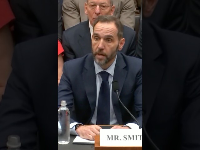 Jack Smith Tells Congress Trump Didn't Want Honest Investigation