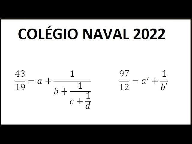 BASIC MATH - NAVAL COLLEGE 2022
