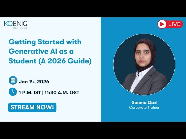 Getting Started with Generative AI as a Student (A 2026 Guide)