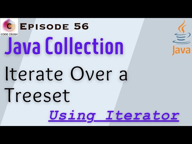 How to Iterate Over a TreeSet Using Iterator in Java | Treeset | Iterator | Descending Iterator