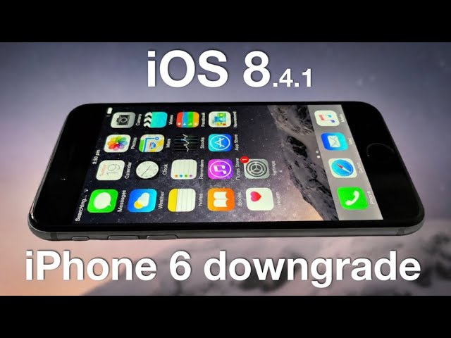 How to downgrade your iPhone 6 to iOS 8! 