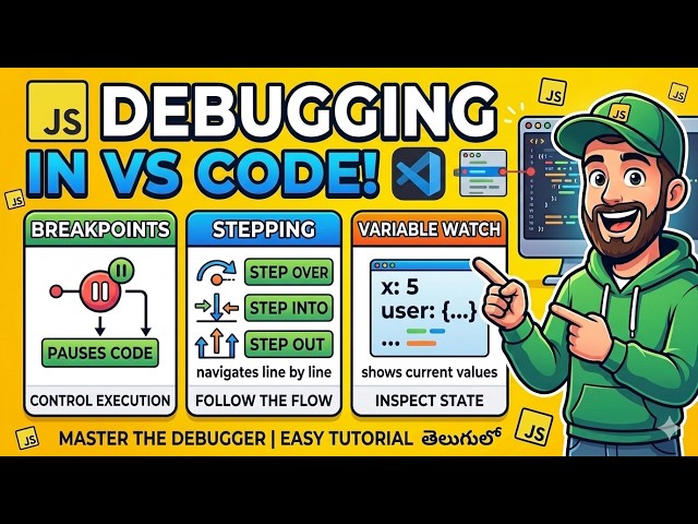 JavaScript code debug in VS code (Session - 8)