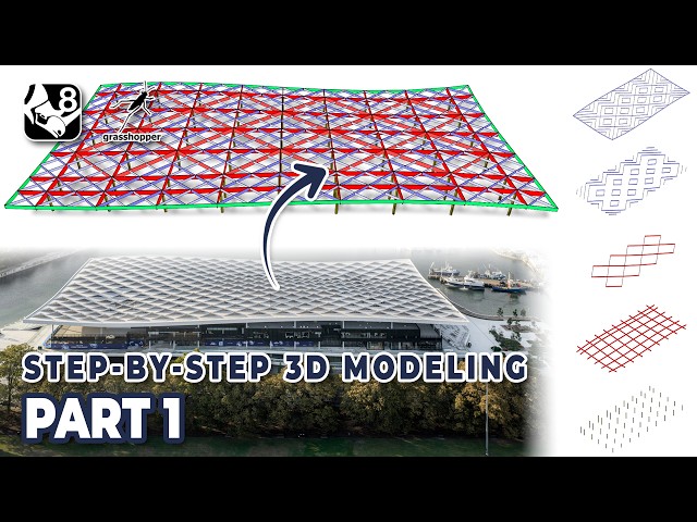 Build a Fully Parametric Roof: Sydney Fish Market by 3XN - PART 1