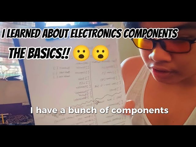 📘 Learning Electronics from Scratch (My Tech Journey)