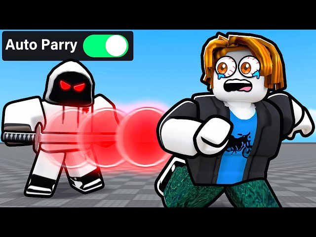 TROLLING NOOBS With AUTOPARRY In Roblox Blade Ball..