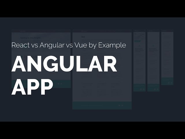 Build an Angular App [React vs Angular vs Vue by Example]