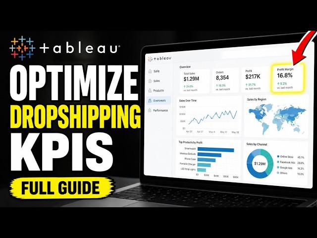 How to Optimize Your Dropshipping KPIs with Tableau - Full Guide
