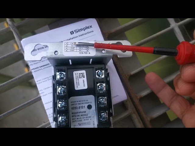 Fire alarm system zam monitor module for beam detector